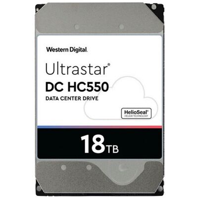 WD Ultrastar DC HC550 WUH721818AL5204 - Vaste schijf - 18 TB - intern - 3.5" - SAS 12Gb/s - 7200 tpm -buffer: 512 MB WD Ultrastar DC HC550 WUH721818AL5204 - Vaste schijf - 18 TB - intern - 3.5" - SAS 12Gb/s - 7200 tpm -buffer: 512 MB