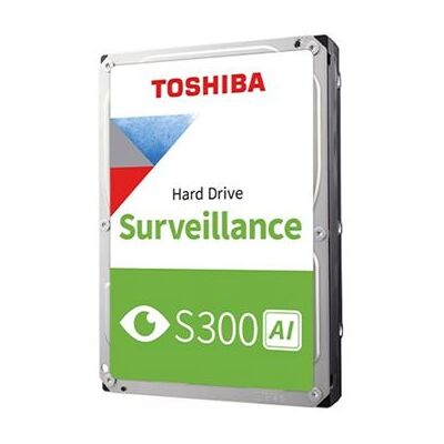 Toshiba S300 AI - Vaste schijf - Bewaking - 10 TB - intern - 3.5" - SATA 6Gb/s - 7200 tpm -buffer: 512 MB Toshiba S300 AI - Vaste schijf - Bewaking - 10 TB - intern - 3.5" - SATA 6Gb/s - 7200 tpm -buffer: 512 MB