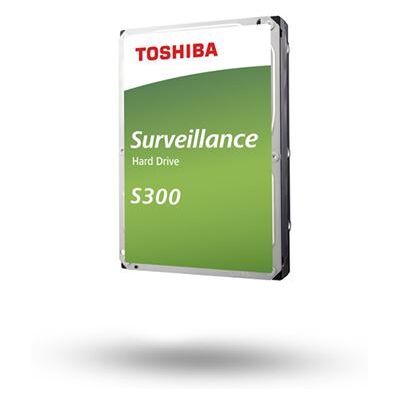 Toshiba S300 Surveillance - Vaste schijf - 8 TB - intern - 3.5" - SATA 6Gb/s - 7200 tpm -buffer: 256 MB Toshiba S300 Surveillance - Vaste schijf - 8 TB - intern - 3.5" - SATA 6Gb/s - 7200 tpm -buffer: 256 MB