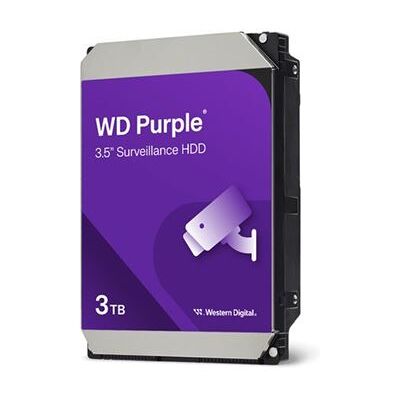 WD Purple - Vaste schijf - Bewaking - 3 TB - intern - 3.5" - SATA 6Gb/s -buffer: 128 MB WD Purple - Vaste schijf - Bewaking - 3 TB - intern - 3.5" - SATA 6Gb/s -buffer: 128 MB