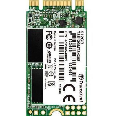 Transcend 430S - SSD - 512 GB - intern - M.2 2242 - SATA 6Gb/s - voor Intel Next Unit of Computing 12, 13 Transcend 430S - SSD - 512 GB - intern - M.2 2242 - SATA 6Gb/s - voor Intel Next Unit of Computing 12, 13