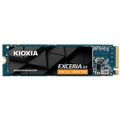 KIOXIA EXCERIA G3 - SSD - 2 TB - intern - M.2 2280 - PCI Express 5.0 x4 (NVMe) KIOXIA EXCERIA G3 - SSD - 2 TB - intern - M.2 2280 - PCI Express 5.0 x4 (NVMe)