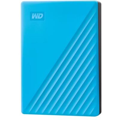 WD My Passport WDBR9S0060BBL - Vaste schijf - gecodeerd - 6 TB - extern (draagbaar) - USB 3.2 Gen 1 - 256-bits AES - hemelsblauw WD My Passport WDBR9S0060BBL - Vaste schijf - gecodeerd - 6 TB - extern (draagbaar) - USB 3.2 Gen 1 - 256-bits AES - hemelsblauw