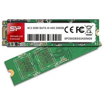 SILICON POWER A55 - SSD - 512 GB - intern - M.2 2280 - SATA 6Gb/s SILICON POWER A55 - SSD - 512 GB - intern - M.2 2280 - SATA 6Gb/s