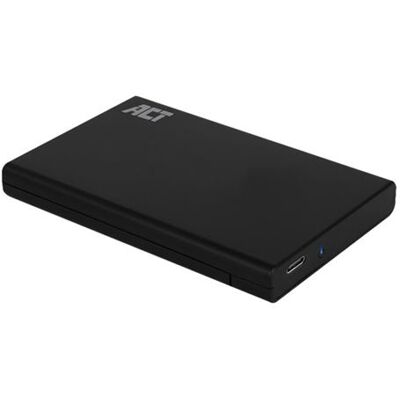 ACT AC1225 - Storage enclosure - 2.5" - SATA - USB 3.2 (Gen 2) - zwart ACT AC1225 - Storage enclosure - 2.5" - SATA - USB 3.2 (Gen 2) - zwart