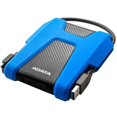 ADATA HD680 - Vaste schijf - gecodeerd - 2 TB - extern (draagbaar) - USB 3.1 - 256-bits AES - blauw ADATA HD680 - Vaste schijf - gecodeerd - 2 TB - extern (draagbaar) - USB 3.1 - 256-bits AES - blauw
