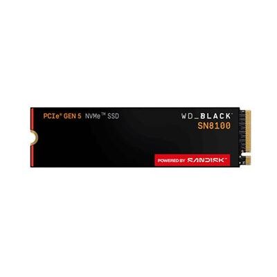 WD Black SN8100 - SSD - gecodeerd - 8 TB - intern - M.2 2280 - PCI Express 5.0 x4 (NVMe) - TCG Opal Encryption 2.02 WD Black SN8100 - SSD - gecodeerd - 8 TB - intern - M.2 2280 - PCI Express 5.0 x4 (NVMe) - TCG Opal Encryption 2.02