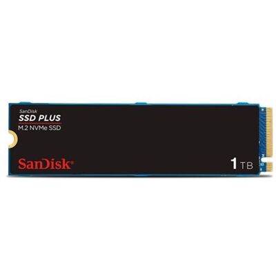 SanDisk SSD PLUS - SSD - 1 TB - intern - M.2 2280 - PCIe 3.0 (NVMe) SanDisk SSD PLUS - SSD - 1 TB - intern - M.2 2280 - PCIe 3.0 (NVMe)
