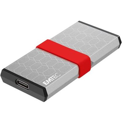 EMTEC X205 - SSD - 512 GB - mini - extern (draagbaar) - USB 3.2 Gen 2 (USB-C aansluiting) EMTEC X205 - SSD - 512 GB - mini - extern (draagbaar) - USB 3.2 Gen 2 (USB-C aansluiting)