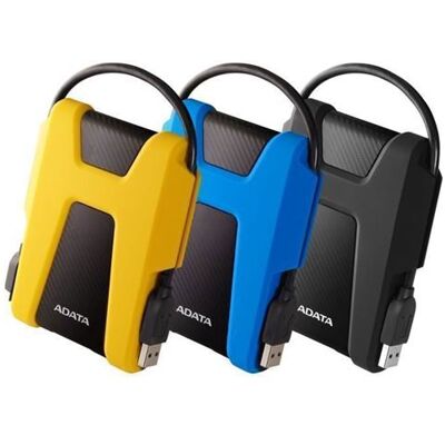 ADATA HD680 - Vaste schijf - gecodeerd - 1 TB - extern (draagbaar) - USB 3.1 - 256-bits AES - blauw ADATA HD680 - Vaste schijf - gecodeerd - 1 TB - extern (draagbaar) - USB 3.1 - 256-bits AES - blauw