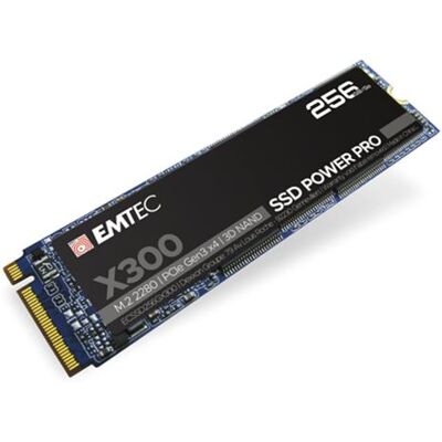 EMTEC Power Pro X300 - SSD - 256 GB - intern - M.2 2280 - PCIe 3.0 x4 (NVMe) EMTEC Power Pro X300 - SSD - 256 GB - intern - M.2 2280 - PCIe 3.0 x4 (NVMe)