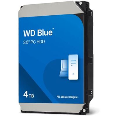 Western Digital WD Blue - Vaste schijf - 4 TB - intern - 3.5" - SATA 6Gb/s - 5400 tpm -buffer: 128 MB Western Digital WD Blue - Vaste schijf - 4 TB - intern - 3.5" - SATA 6Gb/s - 5400 tpm -buffer: 128 MB