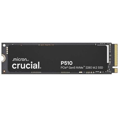Crucial P510 - SSD - 1 TB - intern - M.2 2280 - PCI Express 5.0 x4 (NVMe) Crucial P510 - SSD - 1 TB - intern - M.2 2280 - PCI Express 5.0 x4 (NVMe)