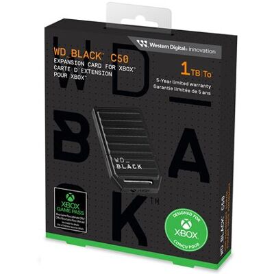WD_BLACK WD Black C50 Expansion Card for XBOX - Vaste schijf - 1 TB - extern (draagbaar) WD_BLACK WD Black C50 Expansion Card for XBOX - Vaste schijf - 1 TB - extern (draagbaar)