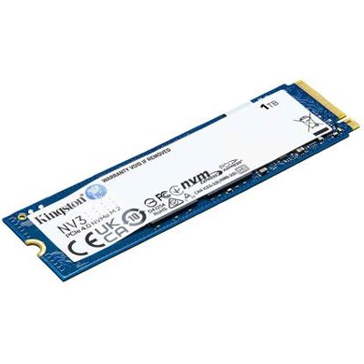 Kingston NV3 - SSD - 1 TB - intern - M.2 2280 - PCIe 4.0 x4 (NVMe) Kingston NV3 - SSD - 1 TB - intern - M.2 2280 - PCIe 4.0 x4 (NVMe)
