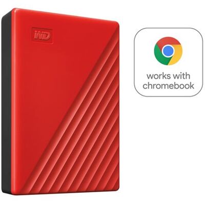 Western Digital My Passport 4TB externe harde schijf Rood Western Digital My Passport 4TB externe harde schijf Rood