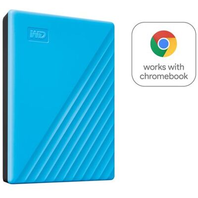 Western Digital Externe Harde Schijf My Passport 2 TB Blauw Western Digital Externe Harde Schijf My Passport 2 TB Blauw