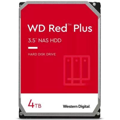 Western Digital WD Red Plus WD40EFPX - Vaste schijf - 4 TB - intern - 3.5" - SATA 6Gb/s - 5400 tpm -buffer: 256 MB Western Digital WD Red Plus WD40EFPX - Vaste schijf - 4 TB - intern - 3.5" - SATA 6Gb/s - 5400 tpm -buffer: 256 MB