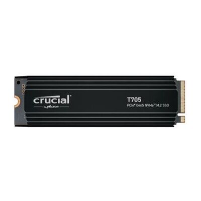Crucial Interne gaming-SSD met premium koellichaam - CRUCIAAL - T705 SSD 4TB PCIe Gen5 NVMe M.2 (2024) - CT4000T705SSD5 Crucial Interne gaming-SSD met premium koellichaam - CRUCIAAL - T705 SSD 4TB PCIe Gen5 NVMe M.2 (2024) - CT4000T705SSD5