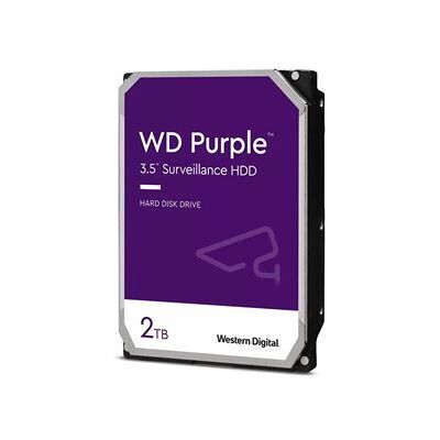 Western Digital WD Purple Surveillance WD23PURZ - Vaste schijf - 2 TB - intern - 3.5" - SATA 6Gb/s -buffer: 64 MB Western Digital WD Purple Surveillance WD23PURZ - Vaste schijf - 2 TB - intern - 3.5" - SATA 6Gb/s -buffer: 64 MB