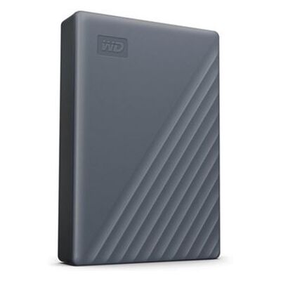 Western Digital WD My Passport WDBRMD0050BGY-WESN - Vaste schijf - gecodeerd - 5 TB - extern (draagbaar) - USB 3.2 Gen 1 - 256-bits AES - silicoon-grijs Western Digital WD My Passport WDBRMD0050BGY-WESN - Vaste schijf - gecodeerd - 5 TB - extern (draagbaar) - USB 3.2 Gen 1 - 256-bits AES - silicoon-grijs