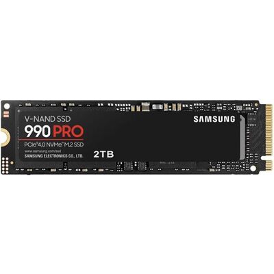 Draagbare interne SSD Samsung 990 Pro MZ-V9P2T0BW 2 TB Zwart Draagbare interne SSD Samsung 990 Pro MZ-V9P2T0BW 2 TB Zwart
