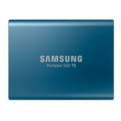 Samsung T5 Portable SSD USB-C 500GB Blauw Samsung T5 Portable SSD USB-C 500GB Blauw