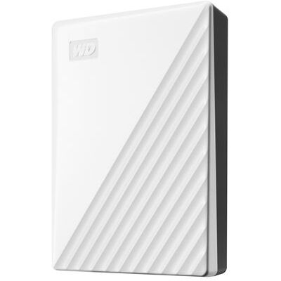 Western Digital WD My Passport WDBR9S0060BWT - Vaste schijf - gecodeerd - 6 TB - extern (draagbaar) - USB 3.2 Gen 1 - 256-bits AES - wit Western Digital WD My Passport WDBR9S0060BWT - Vaste schijf - gecodeerd - 6 TB - extern (draagbaar) - USB 3.2 Gen 1 - 256-bits AES - wit