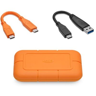 LaCie Rugged SSD STHR500800 - SSD - gecodeerd - 500 GB - extern (draagbaar) - USB 3.1 Gen 2 / Thunderbolt 3 (USB-C aansluiting) - Self-Encrypting Drive (SED) LaCie Rugged SSD STHR500800 - SSD - gecodeerd - 500 GB - extern (draagbaar) - USB 3.1 Gen 2 / Thunderbolt 3 (USB-C aansluiting) - Self-Encrypting Drive (SED)