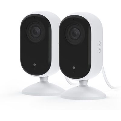 Arlo Essential 2K Binnen Bewakingscamera Pack Wit Arlo Essential 2K Binnen Bewakingscamera Pack Wit