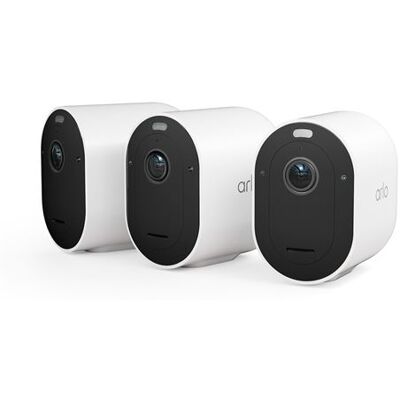 Arlo Set van 3 bewakingscamera's Pro 5 2K+ Spotlight voor binnen en buiten Wit Arlo Set van 3 bewakingscamera's Pro 5 2K+ Spotlight voor binnen en buiten Wit