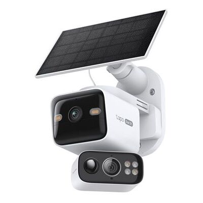 TP-Link Tapo TC93D KIT V1 - Solar-Powered Security Camera Kit - netwerkbewakingscamera - pan / tilt - weerbestendig - kleur (Dag en nacht) - 2304 x 1296 - 2K - audio - draadloos - Wi-Fi - 2.4GHz radio, 5GHz-radio - 5 V gelijkstroom - met Tapo A201 zonnepa TP-Link Tapo TC93D KIT V1 - Solar-Powered Security Camera Kit - netwerkbewakingscamera - pan / tilt - weerbestendig - kleur (Dag en nacht) - 2304 x 1296 - 2K - audio - draadloos - Wi-Fi - 2.4GHz radio, 5GHz-radio - 5 V gelijkstroom - met Tapo A201 zonnepa