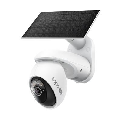 TP-Link Tapo TC92 KIT V1 - Solar-Powered Security Camera Kit - netwerkbewakingscamera - pan / tilt - openlucht - stofbestendig / weerbestendig - kleur (Dag en nacht) - 8 MP - 3840 x 2160 - 4K - vastgesteld brandpunt - audio - draadloos - Wi-Fi - 2.4GHz ra TP-Link Tapo TC92 KIT V1 - Solar-Powered Security Camera Kit - netwerkbewakingscamera - pan / tilt - openlucht - stofbestendig / weerbestendig - kleur (Dag en nacht) - 8 MP - 3840 x 2160 - 4K - vastgesteld brandpunt - audio - draadloos - Wi-Fi - 2.4GHz ra