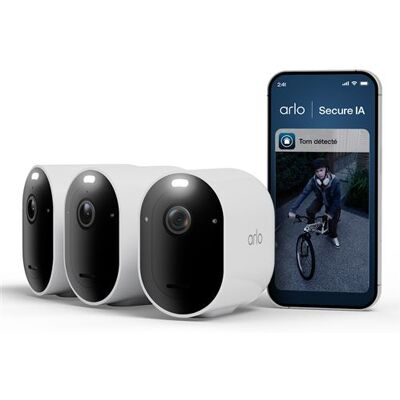 Arlo Pro 6 - 2025 Edition - netwerkbewakingscamera - openlucht, binnen - weerbestendig - kleur (Dag en nacht) - audio - draadloos - Wi-Fi (pak van 2) Arlo Pro 6 - 2025 Edition - netwerkbewakingscamera - openlucht, binnen - weerbestendig - kleur (Dag en nacht) - audio - draadloos - Wi-Fi (pak van 2)