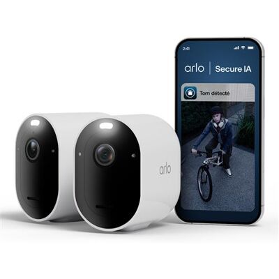 Arlo Pro 6 - 2025 Edition - netwerkbewakingscamera - openlucht, binnen - weerbestendig - kleur (Dag en nacht) - audio - draadloos - Wi-Fi (pak van 3) Arlo Pro 6 - 2025 Edition - netwerkbewakingscamera - openlucht, binnen - weerbestendig - kleur (Dag en nacht) - audio - draadloos - Wi-Fi (pak van 3)