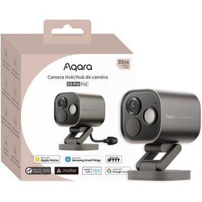 AQara Connected bewakingscamera Hub G5 Pro (PoE) voor binnen en buiten Grijs AQara Connected bewakingscamera Hub G5 Pro (PoE) voor binnen en buiten Grijs