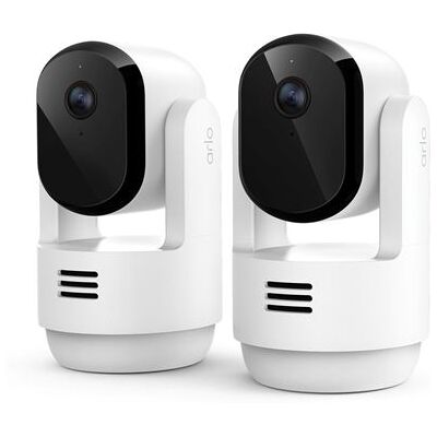 Arlo Essential 3 - Netwerkbewakingscamera - PTZ - binnen - kleur (Dag en nacht) - 3 MP - 2304 x 1296 - audio - draadloos - Wi-Fi (pak van 2) Arlo Essential 3 - Netwerkbewakingscamera - PTZ - binnen - kleur (Dag en nacht) - 3 MP - 2304 x 1296 - audio - draadloos - Wi-Fi (pak van 2)