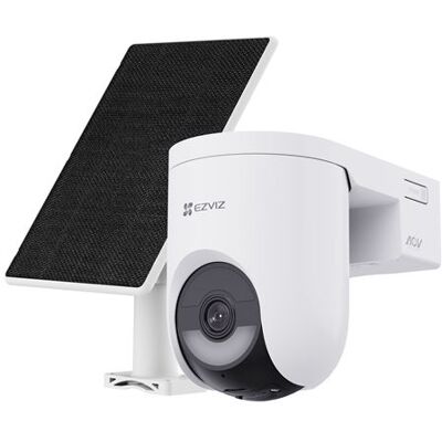 Ezviz Connected bewakingscamera-set HB8 Lite 4G voor buiten Wit + zonnepaneel Ezviz Connected bewakingscamera-set HB8 Lite 4G voor buiten Wit + zonnepaneel
