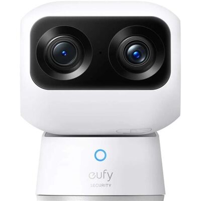 Eufy S350 - Netwerkbewakingscamera - pan / tilt - binnen - kleur (Dag en nacht) - 3840 x 2160 - 4K - audio - draadloos - Wi-Fi - 802.11ax - MPEG-4 Eufy S350 - Netwerkbewakingscamera - pan / tilt - binnen - kleur (Dag en nacht) - 3840 x 2160 - 4K - audio - draadloos - Wi-Fi - 802.11ax - MPEG-4
