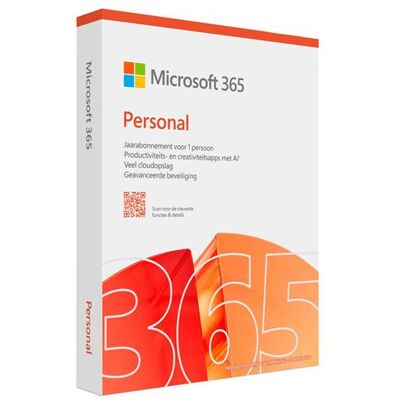 Software Microsoft 365 Personal 12 maanden - NL Software Microsoft 365 Personal 12 maanden - NL