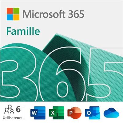 Microsoft 365 Family Tot 6 gebruikers 12 maanden abonnement Microsoft 365 Family Tot 6 gebruikers 12 maanden abonnement