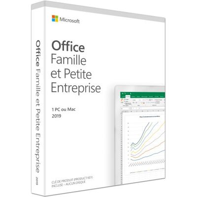 Microsoft Office voor thuisgebruik en zelfstandigen 2019 1 pc of Mac Microsoft Office voor thuisgebruik en zelfstandigen 2019 1 pc of Mac