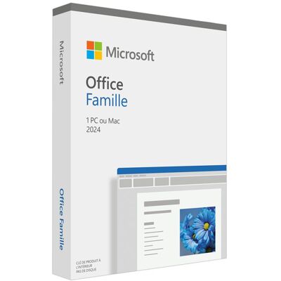Microsoft Office Home & Student 2024 FR - 1 PC of Mac Microsoft Office Home & Student 2024 FR - 1 PC of Mac