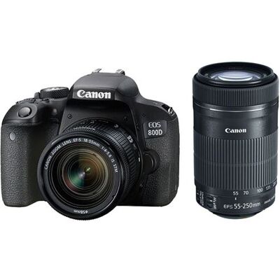 Canon EOS 800D + EF-S 18-55mm STM + EF-S 55-250mm STM Canon EOS 800D + EF-S 18-55mm STM + EF-S 55-250mm STM