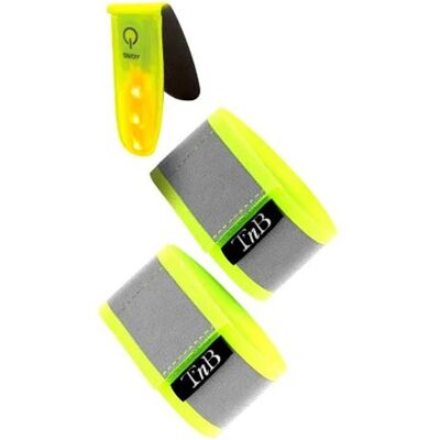 TNB T'nB Set reflecterende accessoires Urban Moov Geel TNB T'nB Set reflecterende accessoires Urban Moov Geel