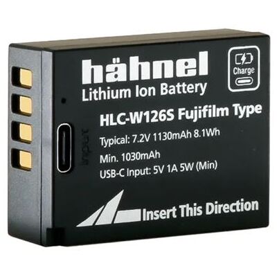 Hähnel Lithium-ionbatterij Ultra HLC-W126S Type USB-C voor Fujifilm-camera Hähnel Lithium-ionbatterij Ultra HLC-W126S Type USB-C voor Fujifilm-camera