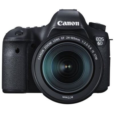 Reflexcamera Canon EOS 6D + objectief Canon EF 24 - 105 mm f/3,5 - 5,6 IS STM Reflexcamera Canon EOS 6D + objectief Canon EF 24 - 105 mm f/3,5 - 5,6 IS STM