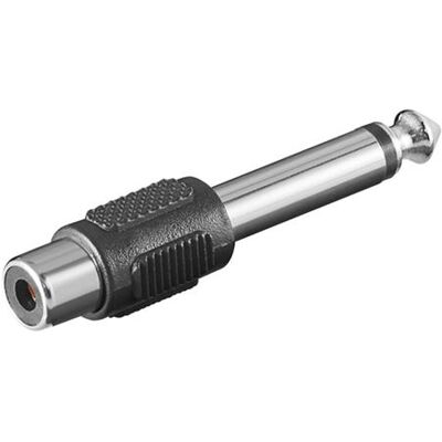 goobay - Audio-adapter - RCA female naar monostekker male goobay - Audio-adapter - RCA female naar monostekker male