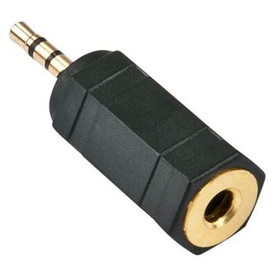 Lindy - Audio-adapter - mini-phone stereo 3.5 mm female naar stereo microstekker male Lindy - Audio-adapter - mini-phone stereo 3.5 mm female naar stereo microstekker male