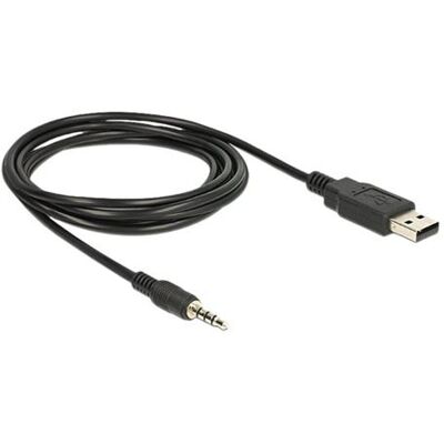 Delock Converter USB 2.0 > Serial-TTL 2.5 mm 3 pin stereo jack 1.8 m (3.3 V) - Seriële adapter - USB - serieel Delock Converter USB 2.0 > Serial-TTL 2.5 mm 3 pin stereo jack 1.8 m (3.3 V) - Seriële adapter - USB - serieel